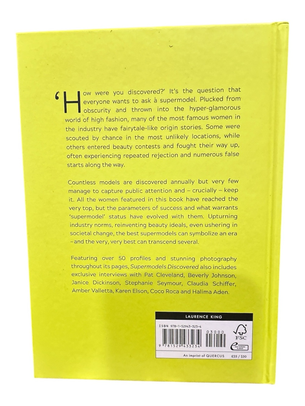 FASHION- Supermodels Discovered Hardcover Book - Picture 2 of 2